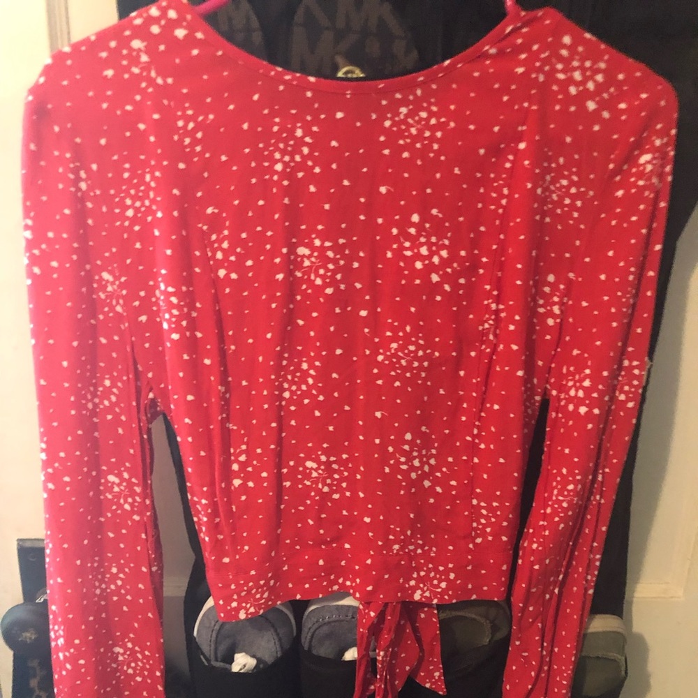 Crop top long sleeve